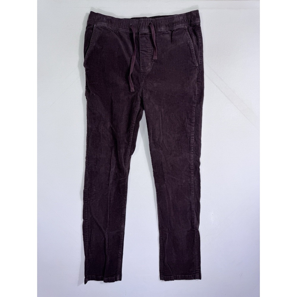 Katin Mens Medium Pipeline Corduroy Stretch Pants Brown Straight Huckberry 32x30